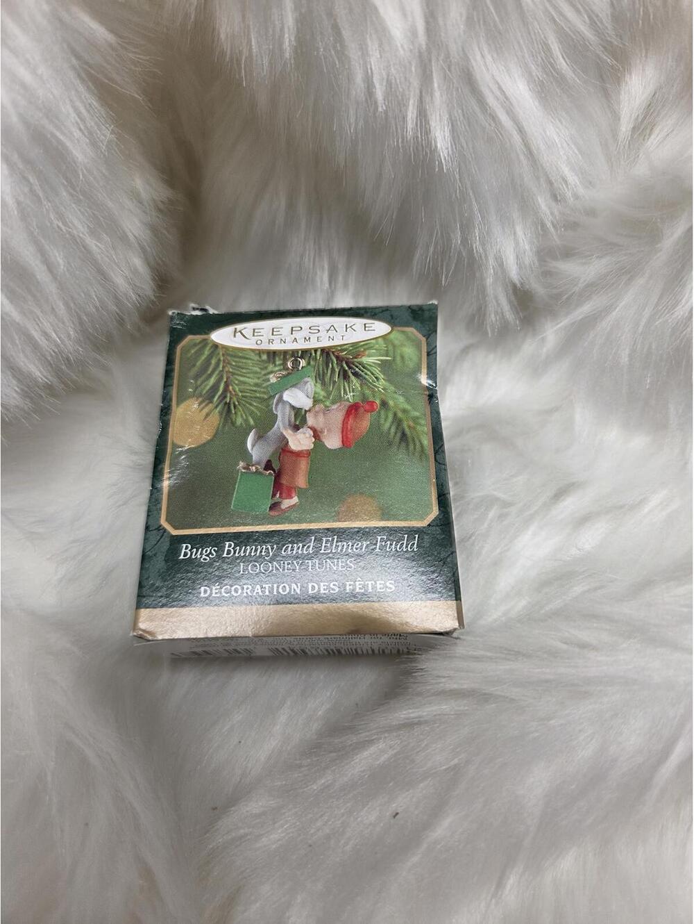Hallmark Keepsake Bugs Bunny and Elmer Fudd Looney Tunes Christmas Ornament